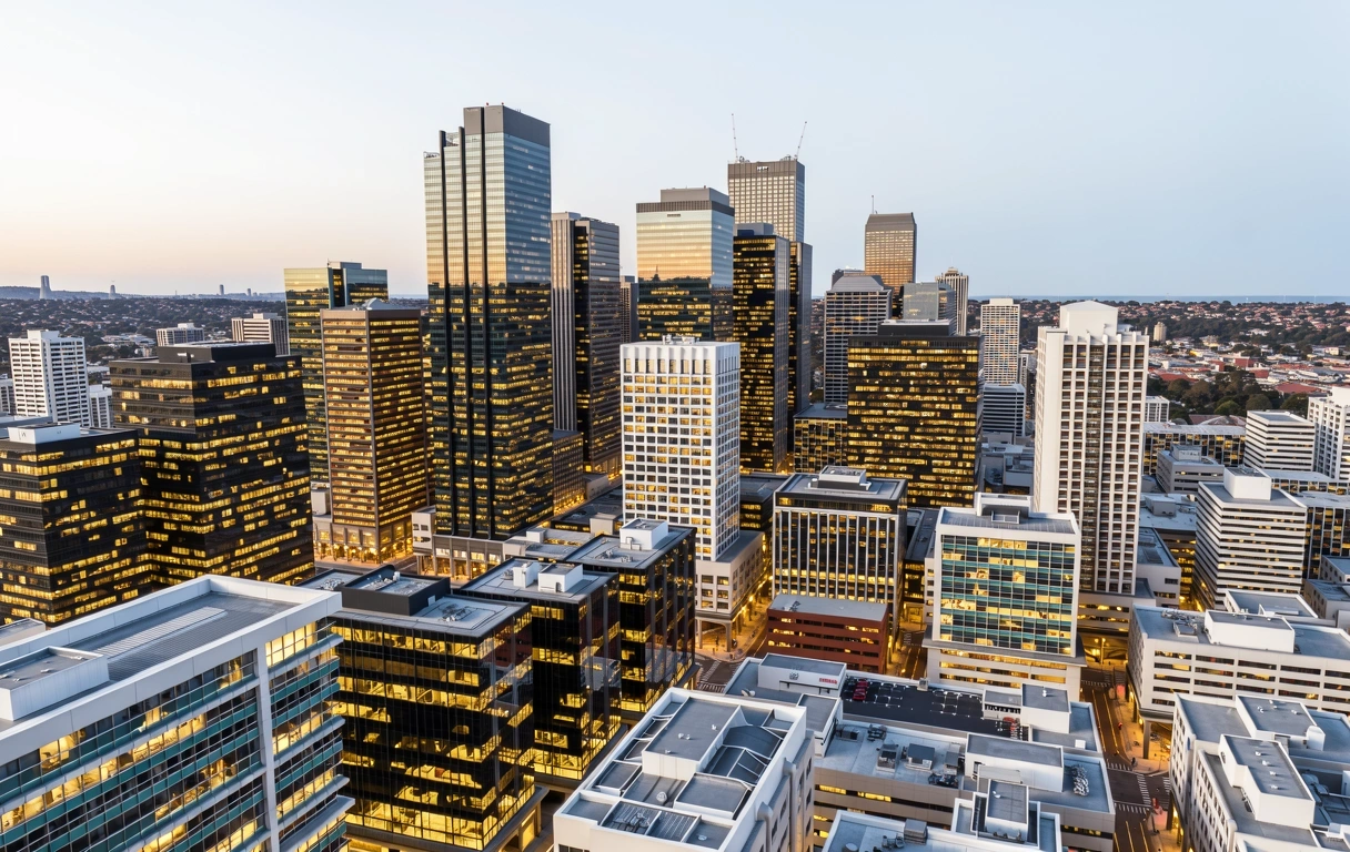 Sydney Financial District Skyline